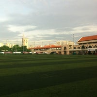 Photo taken at St Andrew&#39;s Pri/Sec field by Ryan chia on 11/10/2012