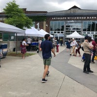 Photo taken at Wychwood Barns Farmers&amp;#39; Market by Gary T. on 7/28/2018