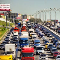 Photo taken at МКАД (Московская кольцевая автомобильная дорога) by Алексей М. on 8/12/2015