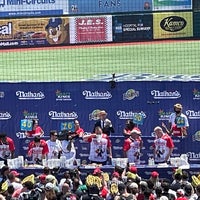 Photo taken at MCU Park Party Deck by Chris F. on 7/4/2021