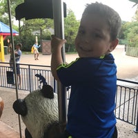 Photo taken at Houston Zoo Carousel by Jonathan S. on 9/2/2018