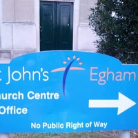 Photo taken at St John&amp;#39;s Egham by Andrew S. on 8/23/2013