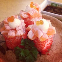Photo taken at Sakae Sushi by Fiona . on 12/18/2012
