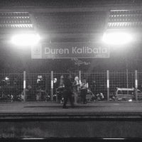 Photo taken at Stasiun Duren Kalibata by Nan S. on 9/8/2016