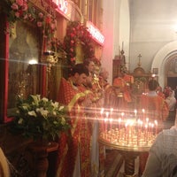 Photo taken at Храм святителя Николая Мирликийского в Отрадном by Daria F. on 5/4/2013