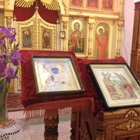 Photo taken at Храм святителя Николая Мирликийского в Отрадном by Daria F. on 5/22/2013