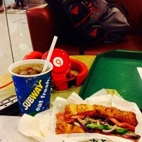 Photo taken at Subway by Gregoryxavier C. on 1/12/2014