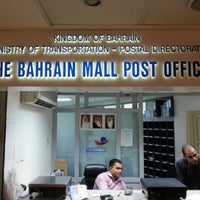 Photo taken at Bahrain Mall Post Office by Redha A. on 12/22/2012