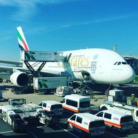 Photo taken at Emirates Flight EK148 [AMS - DXB] by Redha A. on 5/3/2017