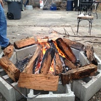 Photo taken at Todd&amp;#39;s fire pit by Stephanie on 3/15/2013
