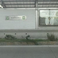 Photo taken at Metrobus Estacion Hospital La Raza by Gabriel S. on 12/2/2012