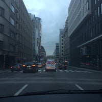 Photo taken at Rue Belliardstraat by Vincent D. on 5/24/2016