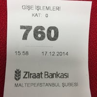 Photo taken at Ziraat Bankası by çağlar B. on 12/17/2014