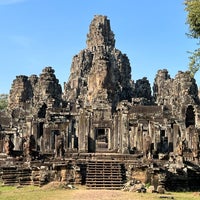 Photo taken at Angkor Thom by Clara S. on 2/1/2023