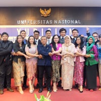 Photo taken at Universitas Nasional (UNAS) by Haritso on 10/1/2016
