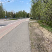 Photo taken at Konalantien silta by Rasmus S. on 5/13/2021