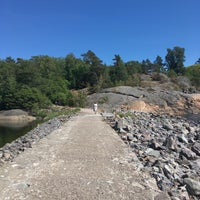 Photo taken at Kuninkaansaaren aallonmurtaja (silta) by Rasmus S. on 6/16/2018