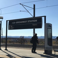 Photo taken at RTD – I-25 and Broadway Station by Josiah F. on 11/24/2016