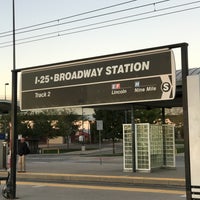Photo taken at RTD – I-25 and Broadway Station by Josiah F. on 9/28/2016