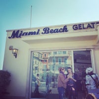 Photo taken at Gelateria Miami Beach by Michal W. on 4/21/2014