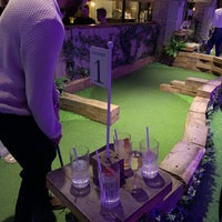 Photo taken at Swingers - The Crazy Golf Club by Meera P. on 1/5/2019