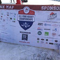 Photo taken at U.S. Pond Hockey Championship by Chris B. on 1/18/2015