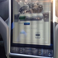 Photo taken at Tesla Supercharger by Justin M. on 4/20/2013