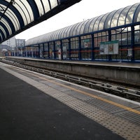Photo taken at Devons Road DLR Station by Francesca on 1/23/2013