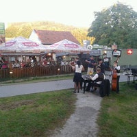 Photo taken at Green - zahradní restaurace Brno by Tomas K. on 9/28/2012