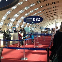Photo taken at Gate K32 by Юлия З. on 2/21/2013