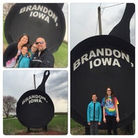 Photo taken at Iowa&amp;#39;s Largest Frying Pan by Raul on 4/18/2015