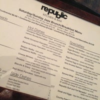 1/27/2013에 Ryan S.님이 Republic Kitchen &amp;amp; Bar에서 찍은 사진