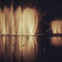 Photo taken at The Dubai Fountain by Denis K. on 2/25/2013