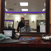 Photo taken at Ray&amp;#39;s Barber Shop by Joseph on 1/18/2013