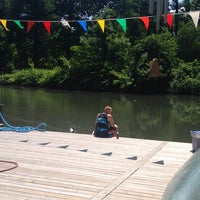 6/23/2013 tarihinde Jiliene C.ziyaretçi tarafından Cranford Canoe Club'de çekilen fotoğraf