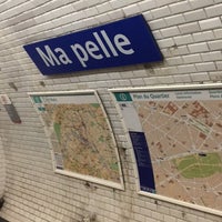 Photo taken at Métro Monceau [2] by Vincent N. on 4/1/2016