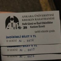 Photo taken at Ankara Üniversitesi Kreiken Rasathanesi by Engin on 5/11/2019