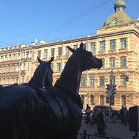 Photo taken at metro Vasileostrovskaya by Michail on 5/8/2013