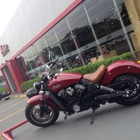 Photo taken at Indian Motorcycles by Samuel H. on 10/21/2015