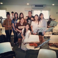 Photo taken at Robinson School of Music by Theyhow F. on 2/24/2013