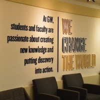 Photo taken at @GWAdmissions Welcome Center by GW A. on 10/9/2012