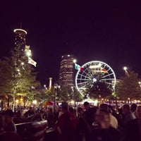 Photo taken at Centennial Olympic Park Dr &amp;amp; Martin Luther King Jr Dr by Greg E. on 9/30/2016