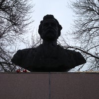 Photo taken at Памятник Виктору Павловичу Ногину by Дмитрий on 3/18/2013