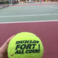 Photo taken at Sahakorn Village Soi 47 - Tennis Court by Bom N. on 5/5/2020