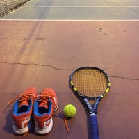 Photo taken at Tennis Court by Bom N. on 1/5/2017