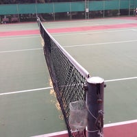 Photo taken at Sahakorn Village Soi 47 - Tennis Court by Bom N. on 8/14/2014