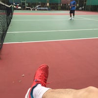 Photo taken at Tennis Court by Bom N. on 9/14/2017