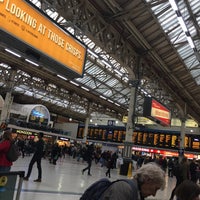 Photo taken at London Victoria Railway Station (VIC) by Omar B. on 10/17/2015