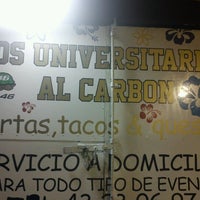 Photo taken at Tacos Unichamps by Marianita O. on 11/4/2012