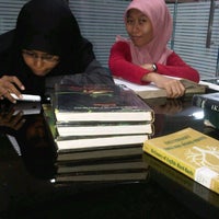 Photo taken at Perpustakaan UHAMKA Pasar Rebo by Maulia N. on 12/5/2012